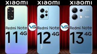 Redmi Note 13 4G VS Redmi Note 12 4G VS Redmi Note 11 4G