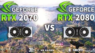 RTX 2070 vs RTX 2080 Test in 9 Games