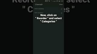 How to shuffle Categories in Discord Mobile P2 #roduz #discord #discordtutorials #categories #how