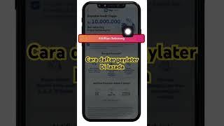 Cara mengaktifkan lazada paylater / Cara daftar paylater di lazada #lazadapaylater #lazada