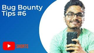 Bug Bounty Tips #6 | #bugbountytips #shorts #cyberzeel