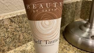 Beauty by Earth Self Tanner Product Review