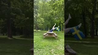 Sweden national day! #sverige #nationalday #corechallenge #dailyworkout #flagga #sweden