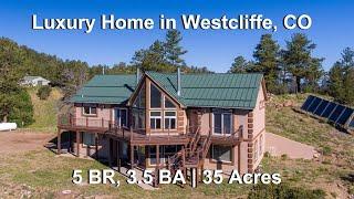 Westcliffe, Colorado Luxury Home for Sale - 35 Acres in the Mountains