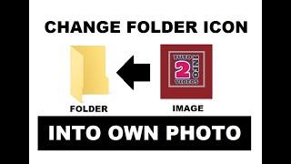 How to Change Folder icon into your Own Photo | Folder Set Image | Change Folder Icon Image
