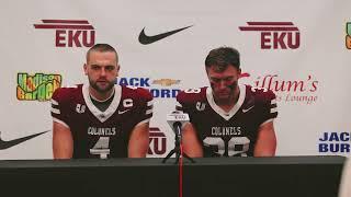 EKU FB Press Conference Matt Morrissey & Braden Sullivan - RMU