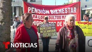 Mexicanos en EE.UU. quieren pensión de su país | Noticias Telemundo