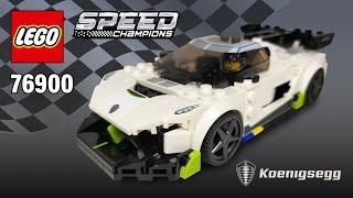 LEGO® Speed Champions Koenigsegg Jesko (76900)[280 pcs] Building Instructions | Top Brick Builder