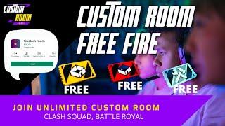 CUSTOM ROOM APP || FREE CUSTOM ROOM CARD FOR FREE FIRE || JOIN CUSTOM & WIN DIAMONDS.