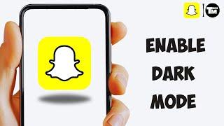 How To Enable Dark Mode on Snapchat Android (NEW UPDATE)