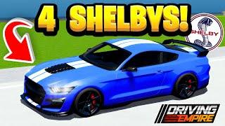 4 NEW Licensed Shelby Mustangs Coming To Driving Empire!