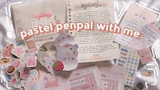  pastel penpal with me (asmr + soft music)   ˗ˏˋ by made for you ˎˊ˗