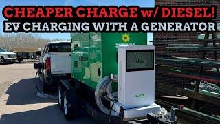It's Cheaper To Charge An EV w/ A Diesel Generator Than Public DC Fast Charging!