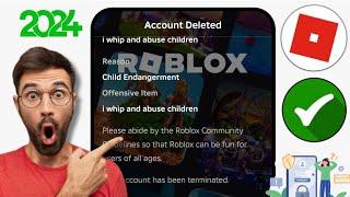 How To Get UNBANNED From Roblox (2024) | My Roblox account got terminated by joining game