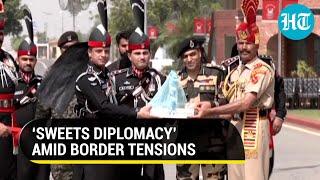 Amid tensions, BSF & Pak Rangers exchange sweets to mark Pakistan’s I-Day