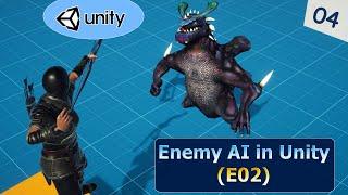 3D ENEMY AI in UNITY - (E02): CHASE AND ATTACK