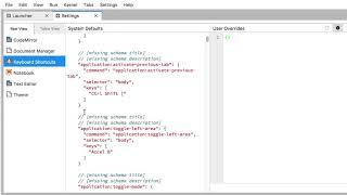 JupyterLab keyboard shortcut editor