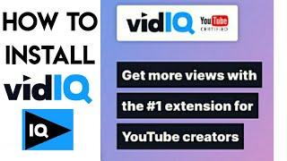 How to install VidiQ for Youtube | Install VidiQ chrome Extension | @techskycon