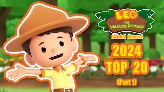 TOP 20 BEST ANIMALS OF 2024  | Part 1 | Leo the Wildlife Ranger | Kids Cartoons