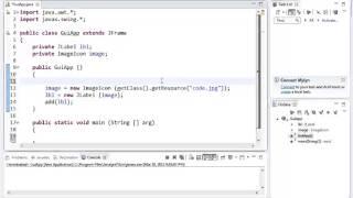 Java GUI Tutorial 3 - Adding Image