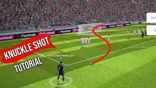 Trick To Perform Knuckle Shots Perfectly In Freekick | Efootball Pes 2021 Mobile