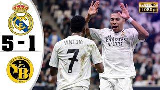 Real Madrid vs Young Boys 5-1 • Champions League Highlights & All Goals 2024 • Hasil Bola Tadi Malam