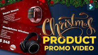 How to Create Christmas Product Sales Promo Video