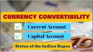 CURRENCY CONVERTIBILITY EXPLAINED - Status of the Indian Rupee