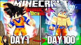 I Survived 100 Days in Dragon Ball Z within Minecraft... Here's What Happened!