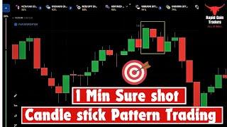 1 min binary option Candlestick pattern based  trading stratergy to win every trade #quotex