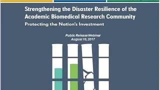 Strengthening the Disaster Resilience of the Academic Biomedical Research Community Protecting the N