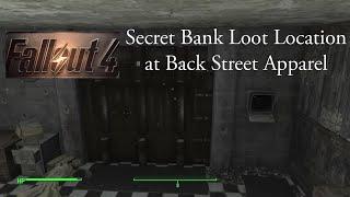 Fallout 4 - Back Street Apparel Secret Bank Location | Guide