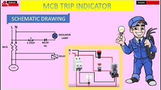 Trip Indicator Light Circuit for Miniature Circuit Breaker (MCB) | Electrical Engineering Basics