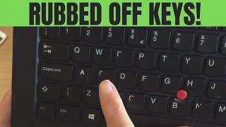 How To FIX WORN OUT / FADED LETTERS / KEYS On Laptop KEYBOARD