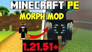 Morph Mod For Minecraft Pe 1.21.51| Morphing Bracelet Addon  MCPE 1.21+