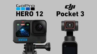 GOPRO HERO 12 VS DJI POCKET 3 | Comparison