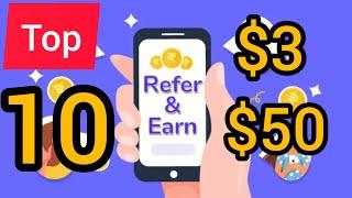 Top 10 Refer & Earn Apps in 2024! Earn Money with Referrals "