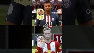 Mbappe VS Haaland FIFA 17-FIFA 24 #shorts