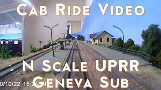 Cab Ride on the UPRR Geneva Sub - Model Train Layout Built for Operations and Realism. s2020e31