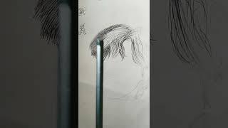 Half face of Naruto and sasuke #anime #drawing #321 #like #subscribe