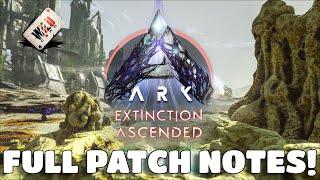 ARK EXTINCTION IS HERE! - *Full Patch Notes* - New Crazy Changes!