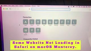 How to Fix Some Website Not Loading/Opening in Safari Browser on Mac.