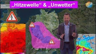 "Hitzewelle" & "Unwetter" - normales (Hoch)Sommerwetter zum Start in den August. Vergleich & Trend.
