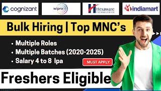 Cognizant, Wipro, Hexaware, IndiaMart Off Campus Drives | Any Freshers and Graduate can Apply