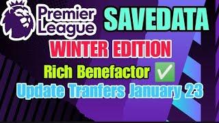 Save Data English Premier League Winter Edition || Football Manager 23 Mobile