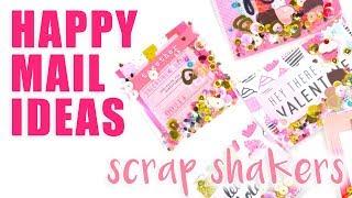 HAPPY MAIL IDEAS // Shaker Pockets from Scraps! // Build Your Stash!