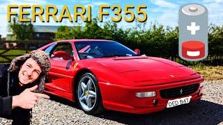 DEAD FERRARI F355?! How To Charge Car Battery!