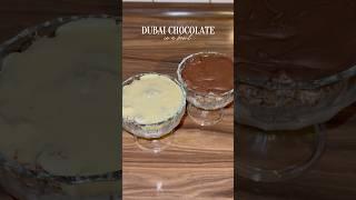 Super delicious Dubai Chocolate in a bowl  #asmr #recipe #asmrsounds #dessert #food  #satisfying