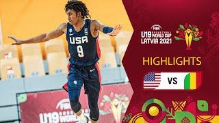 USA - Mali | Full Highlights - FIBA U19 Basketball World Cup 2021