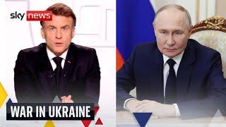 Russia threatens all of Europe, Macron tells France | The World with Gillian Joseph